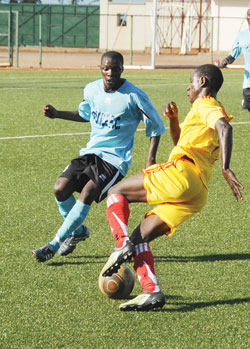 Etincelles (in yellow) thrashed Police 7-1 early this month. (File photo)