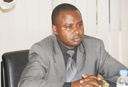 The Registrar of Land Titles, Dr Emmauel Nkurunziza