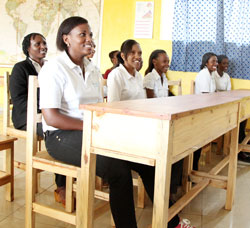 Akilah Institute students enjoy a documentary during the Open House Day (Photo T.Kisambira).JPG3-1 Akilah Institute students enjoy a documentary during the Open House Day (Photo T.Kisambira)
