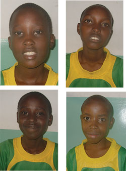 L-R: Divin Murenzi; Yves Iradukunda ; Abdul Ishimwe; Innoncent Habimana