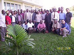 Vice Mayors in charge of finance before their departure for trainning. (Courtesy Photo)