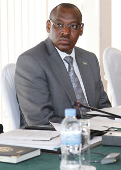 Claver Gatete, the Governor of BNR (Photo /T.Kisambira)