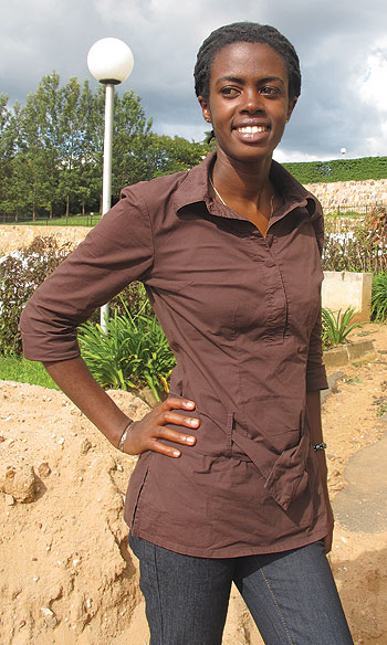 Abijuru believes that the younger generation can partake in the on going reconstruction. (Photo D/Umutesi)