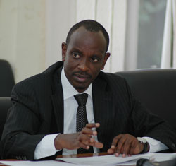 CALL FOR VEHICLE WEIGHT LIMIT HARMONISATION; EAC Secretary General Dr. Richard Sezibera (File photo)