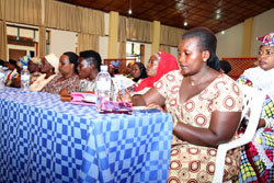  Women from different cooperatives during the workshop yesterday (Photo; T. Kisambira)