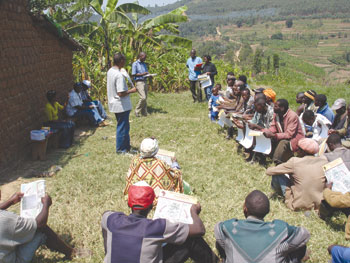 Continuous village meetings where residents and leaders meet to discuss projects is one of Governmentu2019s initiatives to improve service provision across the country (File photo).