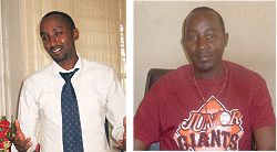 L-R: Tim Ben;Charles Kayitare