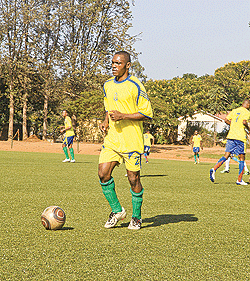 Bokota Labama will lead Rwandau2019s attack on Sunday. (Photo: T. Kisambira)