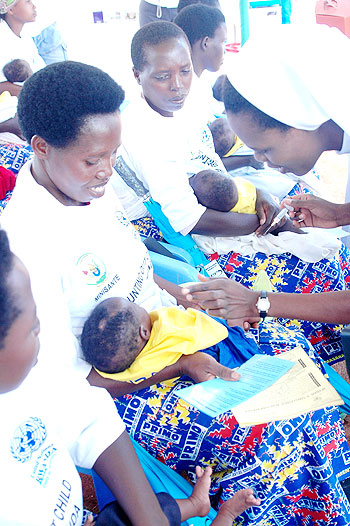 Immunization programmes in Rwanda have been very successful (File photo)