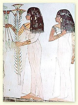 Archaeologists have found linen remnants in ancient Egypt.