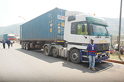 Trucks have been called on to stop after Nyungwe forest to allow drivers get some rest (File photo)