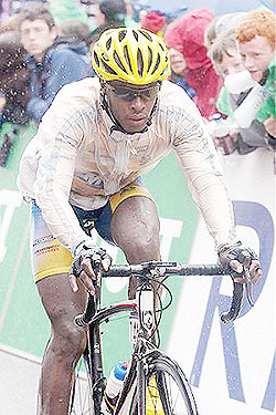 Adrien Niyonshuti has singled out Eritreau2019s Daniel Teklehaimanot as the man to beat this weekend. (File Photo)