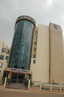 Bank of Kigali Headquarters in Kigali. (File photo)