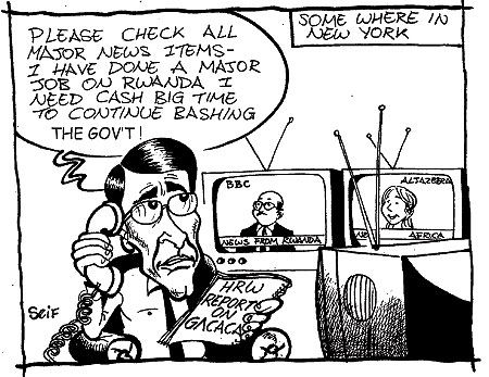 Somewhere in NewYork-HRW busy positioning for a second round of bashing Gacaca. 