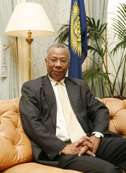  Smith Ransford, the Deputy Secretary General of the Commonwealth is in the country (Net photo)