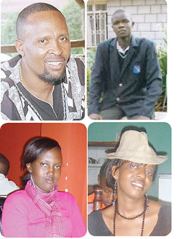 L-R : Cobra;Dan Manzi;Sharon Tengera;Marino Mukamisha