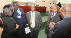 Participants share a light moment at the ongoing Africa Commonwealth Parliamentary Association meeting. The forum has officially admitted the Rwandan parliament