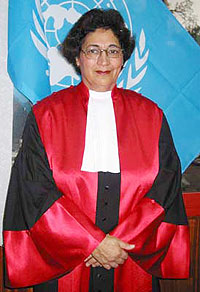ICTR president Rachida Khan