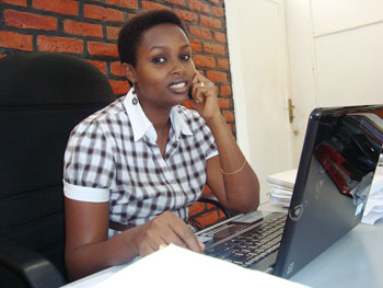 Astrida Uwera of Agasaro Magazine (File Photo)