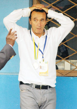 Junior Wasps head coach Richard Tardy couldnot believe his eyes after the final whistle. (File photo)