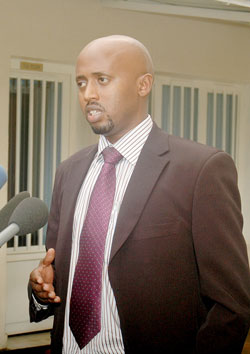 Director General of Health Communication Centre Arthur Asiimwe (File photo)