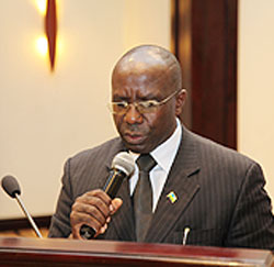 Minister of Education, Pierre Damien Habumuremyi