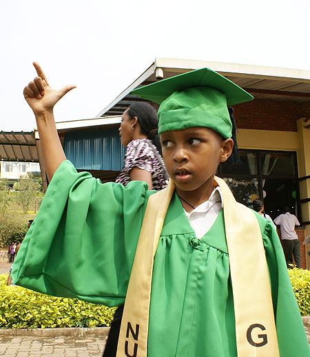 Cyusa Murenzi graduates from Green Hills Nursery School
