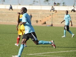 Kagabo and Kagere (above) are expected to strengthen Police's attack next season. (File Photo)