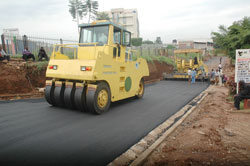 Road construction in Kigali City will be one of the key priorities for the City's 2011-12 budget (File Photo)