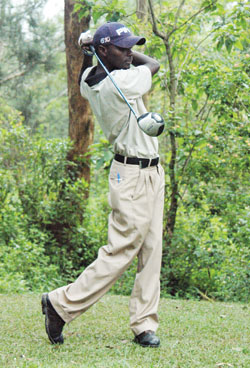 Ruterana finished 6th in the KCB Kigali leg. (File photo)