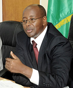 Local government ministe,r James Musoni