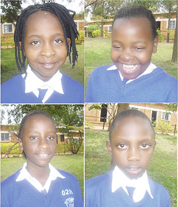 L-R : Assiah Uwitonze;Harriet Ashimwe;Vanessa Umutoni;Derrick Nkuranga