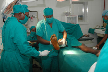 Doctors from (RDF treating patients during Army Week (File Photo)