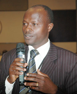 Justus Kangwage, the Mayor of Rulindo