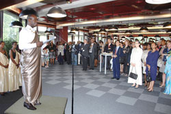 Rwandans and their friends in Switzerland during the Liberation Day celebrations (Courtesy Photo)