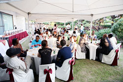 Rwandans in Seoul, South Korea during the Liberation Day celebrations. (Courtesy photo)