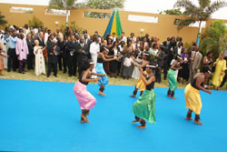 The guests were treated to Rwandan cultural dance. (Courtesy photo)