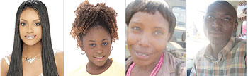 L-R : Clementine Tunga;Louise Akimana ;Margret Iriza;Margret Iriza;Janvier Mazimpaka 