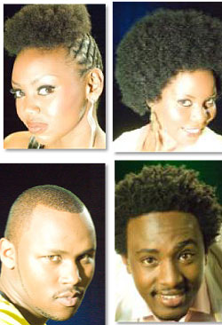 L-R: Patricia Kihoro; Caroline Nabulime;Bernard Ngu2019angu2019a; Alpha Rwirangira  