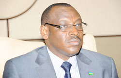 Governor, Claver Gatete. (File Photo)