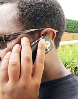 Number of phone users has dropped but RURA remains optimistic (File photo)
