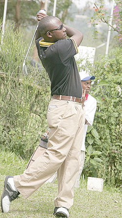 Hakizimana is one of Rwanda's professional golfers.(File photo)