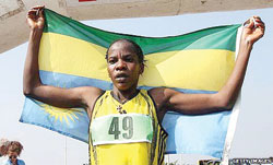 Two-time Olympian Epiphanie Nyirabarame. (Net photo)