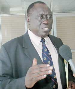 Justice Minister Tharcisse Karugarama
