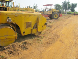 The six-kilometre road under construction by the army is set to benefit ex-combatants in Kicukiro District (Photo E Munyaneza)