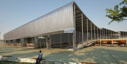The artistic impression of the planned trade and exhibition centre.( File Photo)