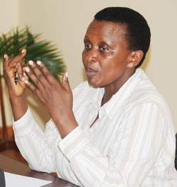 Prisons boss Mary Gahonzire