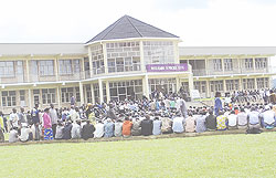 Mourners gather at Murambi Genocide Memorial. PEPAPS empoyees paid tribute to victims buried here (File Photo)