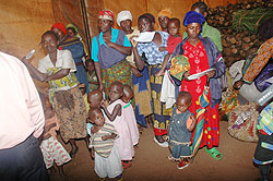 Some of the Rwandan returnees. Colleagues from DRC are surprised  by the country's level of  development (File Photo)