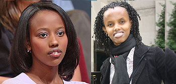 L-R : Belise Rutagengwa; Patricie Uwase.